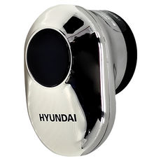 HYUNDAI 現代 顯屏型迷你電鬍刀 進口鋼材深層剃鬚 360°捕捉鬍鬚 出差旅遊隨身攜帶, PHT-045, 銀色