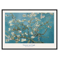 菠蘿選畫所 梵谷 杏花 AVAR3406B, 黑色