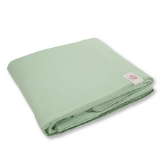 mukasa 慕卡莎 瑜珈毯 100%棉 整密收邊設計, 250 x 150cm, 寧靜綠色, 1條