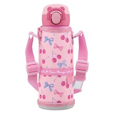 ZOJIRUSHI 象印 小熊鎖定扣童用不銹鋼保溫杯, 櫻桃甜心, 480ml, 1個