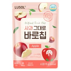 LUSOL 果乾 蘋果 6個月以上, 15g, 1包