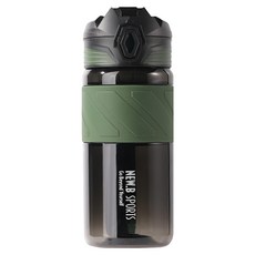 UPSTYLE 星耀運動水杯 TR9091, 橄欖綠, 550ml, 1個