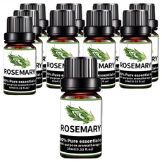 多功能香薰專用精油, 10ml, 適用於香薰機, 加濕器等, 迷迭香, 10瓶