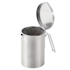 YOSHIKAWA 吉川 不鏽鋼迷你油壺 日本製 18-8不鏽鋼(304), 380ml, 1個