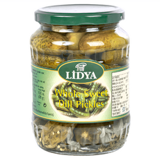 LIDYA 莉迪亞 時蘿醋酸黃瓜, 370g, 1罐