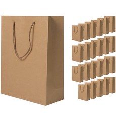 Lead Home 牛皮素色購物袋, 24個, 單色