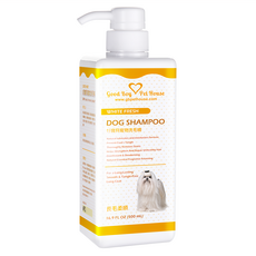 GBPH 好寶貝 長毛柔順草本植萃肌膚養護寵物洗毛精 狗狗專用 英國紅茶蘋果泡泡, 500ml, 1瓶