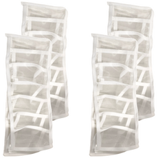 衣櫃內褲分格收納袋 7格 4個, 白色, 1組