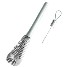 Senorkim 萬用洗瓶刷 附吸管清潔刷 Set ABS材質, 薄荷綠, 1組