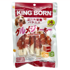 KING BORN 星形潔牙棒, 天然美味, 潔牙健齒, 狗狗零食, 雞肉, 100g, 1包