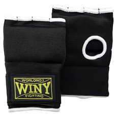 WINY 手套式拳擊手綁帶 76 x 5.3cm 黑色 1雙 - 快穿透氣護手