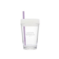 AB LIFE ESSTEN 隨行杯+可拆式矽膠吸管套組 006, 淡紫色, 500ml, 1組