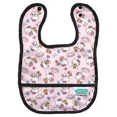 THiRSTiES SANRIO 聯名款防水圍兜 100%聚酯纖維 美國產, Hello Kitty Dear Bear, 1件, 1件