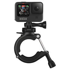 GoPro 寬管型固定座 圓管夾座 + 接管 適用於直徑3.5至6.35公分的圓管 360°旋轉, AGTLM-001, 1組