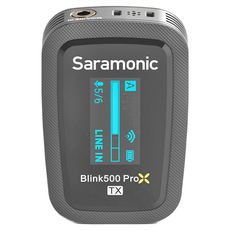 Saramonic 楓笛 ProX B2 一對二 2.4GHz無線麥克風系統 56 x 38 x 15.5mm, Blink500, 黑色