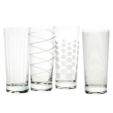 MIKASA 紋飾高球杯 4入組, 1組