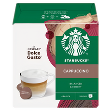 STARBUCKS 星巴克 卡布奇諾咖啡膠囊, 12個, 1盒