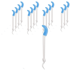 aisen 免治馬桶兩用刷，一套四入, 藍色, 16支