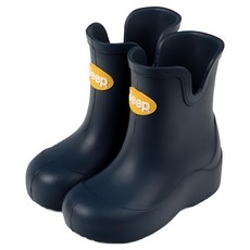Jeep兒童款雨靴 輕便防水防滑 讓孩子雨天也能開心玩耍, 海軍藍, 200mm