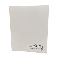 SEASON Paper&Gift 四季紙品禮品 細版 18K 26孔PP夾, 白色, 1本