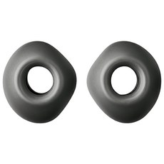 audio-technica 鐵三角 替換用耳塞 原廠保固, AT-ER500, 黑色, 1組