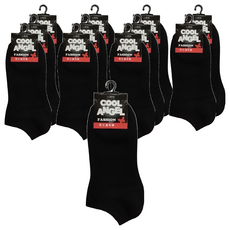 Cool Angel 船型襪 12雙 80%棉 台灣製