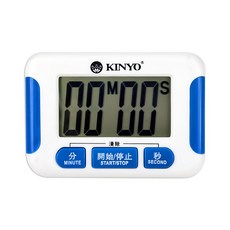Kinyo 電子式正倒數計時器, 白色, 1個