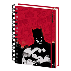 Batman 蝙蝠俠 漫畫版 進口A5筆記本, 紅色, 1本