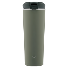 ZOJIRUSHI 象印 不鏽鋼一體式杯蓋翻蓋開啟式 隨行保溫杯 SX-KA40-HM, 迷霧灰, 400ml, 1個