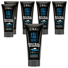 鬼洗 海鹽保濕潔面乳，緊緻彈潤，強效保濕, 200ml, 6條