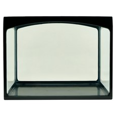 AQUAFUN 水之樂 塑膠框玻璃缸, 質感玻璃框, 黑色膠框，更堅固耐用, 高透光玻璃，輕鬆觀賞魚兒, 1.1尺, 1個