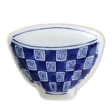 碗形珍味碟 日本製, 市松, 1個