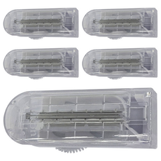 Fullicon 護立康 多顆切藥器, PS塑料材質, TPR熱塑性塑膠, 不鏽鋼刀片, 尺寸10.8 x 3.5 x 3.7cm, 5個