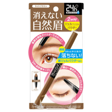 BROWLASH EX 亮眼兩用3D眉彩筆 防水型 膠筆+眉粉, 輕柔棕, 1支
