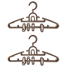 KEYTOSS 詰朵斯 抗UV可連掛衣架 附夾, 顏色隨機, 2個