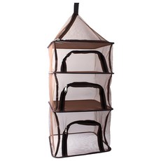 GOGO露 四層曬碗籃 折疊 晾曬網 附收納袋, 1入