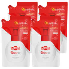 LABCCiN 全效洗手慕斯補充包, 9秒抗菌99.9%, 棉花草本香 200ml, 4包
