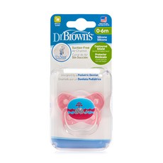 DrBrown's PreVent系列 安撫奶嘴 矽膠, 粉色, 0-6個月, 1個