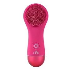 ABEAUTY EGG 多功能洗臉機 - USB Type 三段清潔模式 三段按摩模式 親膚矽膠, EU201-H, 時尚粉紅