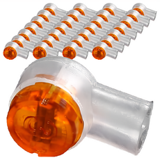 Neon 台灣霓虹 K2雙刀片網路電話線接線子 雙刀連結 防潮體式 純銅卡針 絕緣安全, 100個