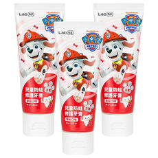 Lab52 齒妍堂 兒童防蛀修護牙膏 含氟量約1200ppm 草莓口味, 80g, 3條