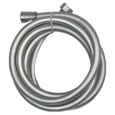 動手族 日式 PVC淋浴軟管 240cm 管徑1.3cm, 銀色