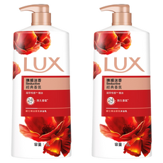 LUX 麗仕 精油香氛沐浴乳 嫵媚迷香, 24小時持久香氛, 1L, 2瓶
