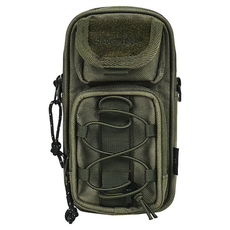 KZM OUTDOOR 工業風隨身包 165g, 19 x 10 x 4cm, 軍綠色