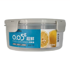 LocknLock 樂扣樂扣 PP微波保鮮盒 米灰色 750ml, 1個, 1個