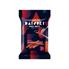 DAISUKI 蒜香炙燒豬肉條 煙燻碳烤蒜香風味, 210g, 1包