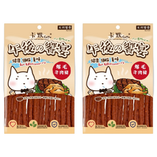 CaMo 卡默 爆毛牛肉條 犬用零食, 牛肉, 200g, 2包