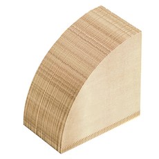 ANTIAN V形一次性手沖咖啡濾紙 泡茶葉波紋過濾紙 V01手沖濾紙, 1組, 100入