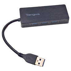 Targus ACH154AP USB3.0 4端口集線器, 1個, Clear