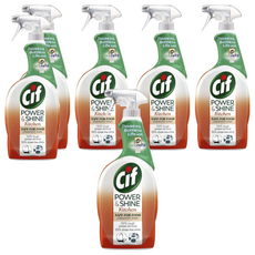 Cif 潔而亮 廚房用清潔劑，有效去除頑固油脂，保持清潔閃亮, 700ml, 6瓶
